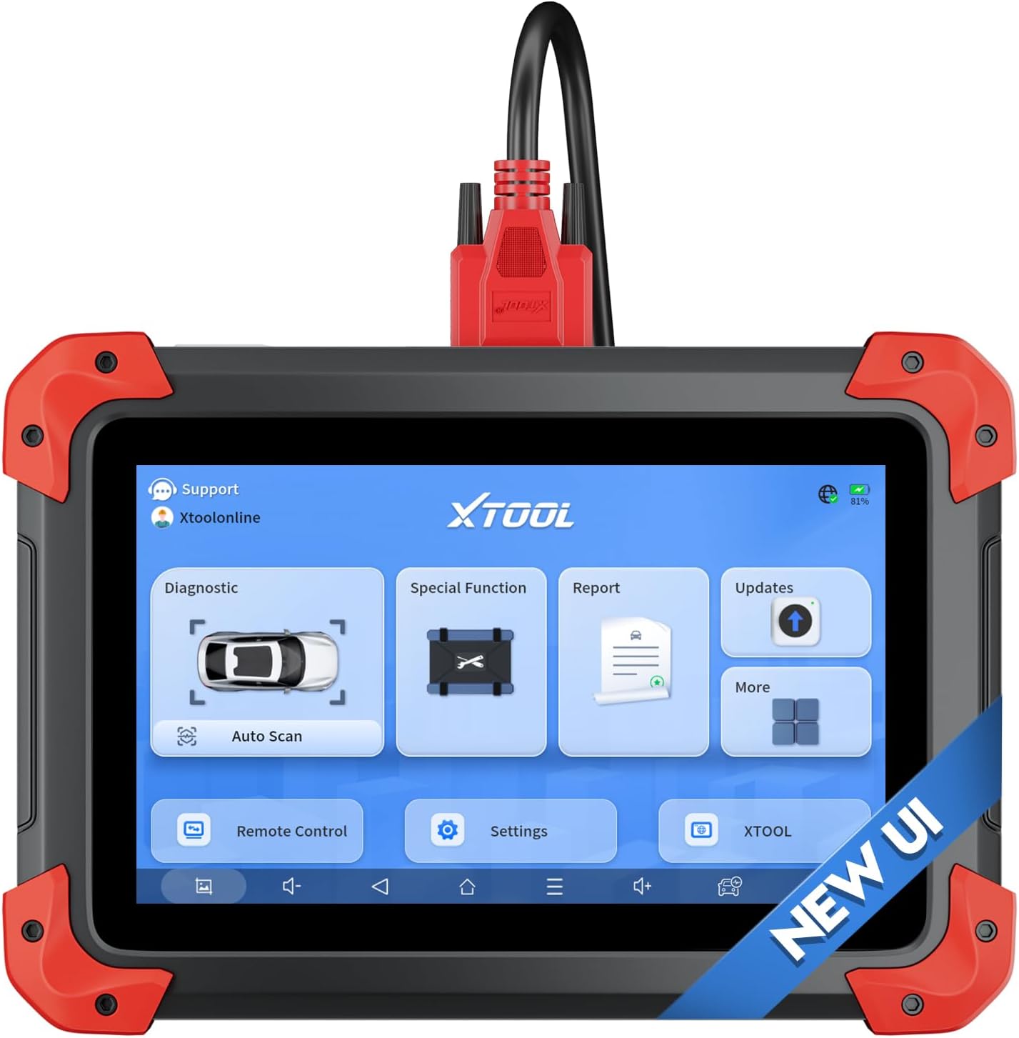 Xtool D7 OBD2 Scanner for All Cars â€?Full System Diagnostic, ECU Programming, Bi-Directional Control, 3-Year Free Update